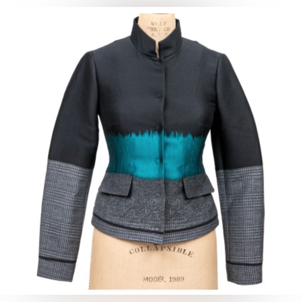 per se skirt and blazer suit set
